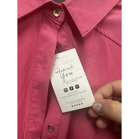 Entro Women’s Pink Barbie Fit & Flare Dress Small - Picture 4 of 5